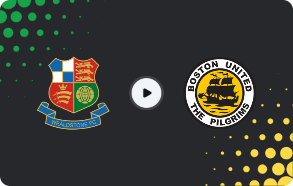 Where to watch Wealdstone — Boston United, National League, 28.03.2026