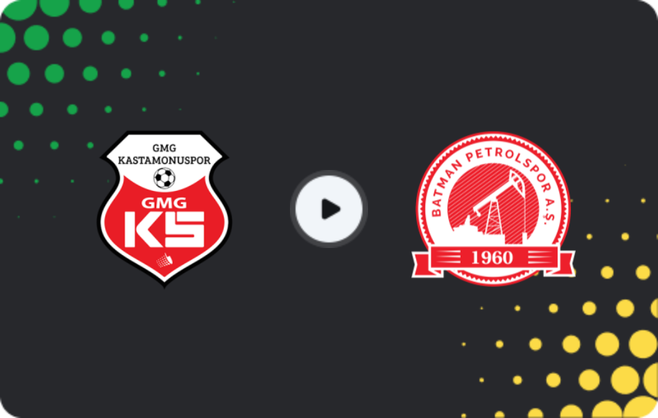 Where to watch Kastamonuspor — Batman Petrolspor, 2. Lig, 29.03.2026