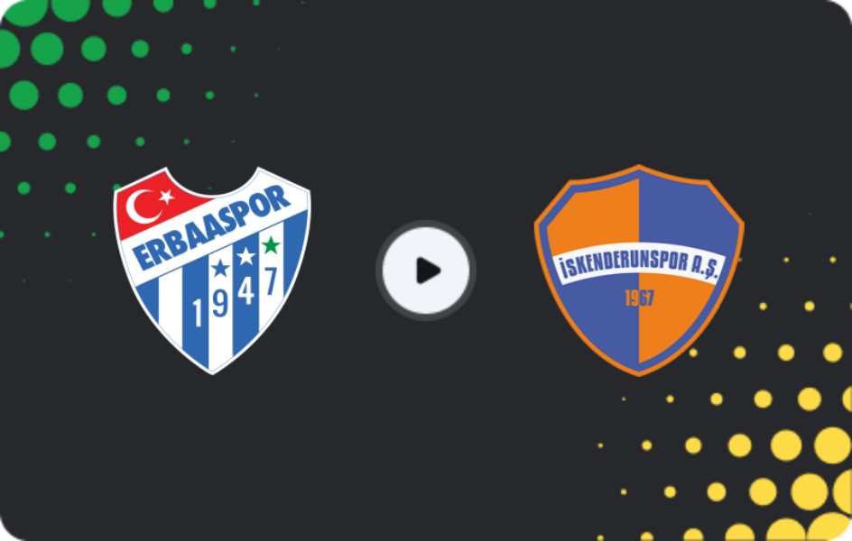 Where to watch Erbaaspor — İskenderun A.Ş., 2. Lig, 29.03.2026