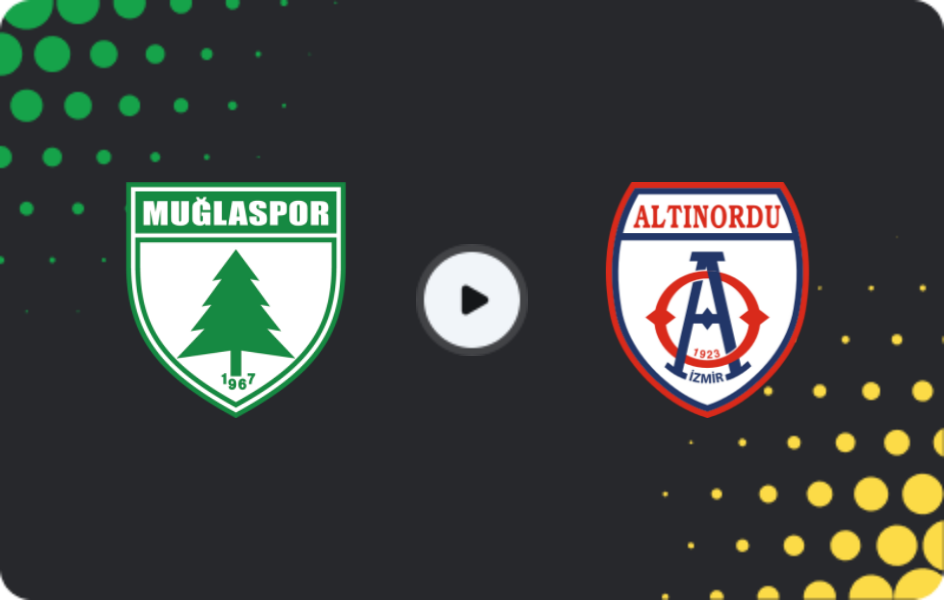 Where to watch Muğlaspor — Altınordu, 2. Lig, 29.03.2026