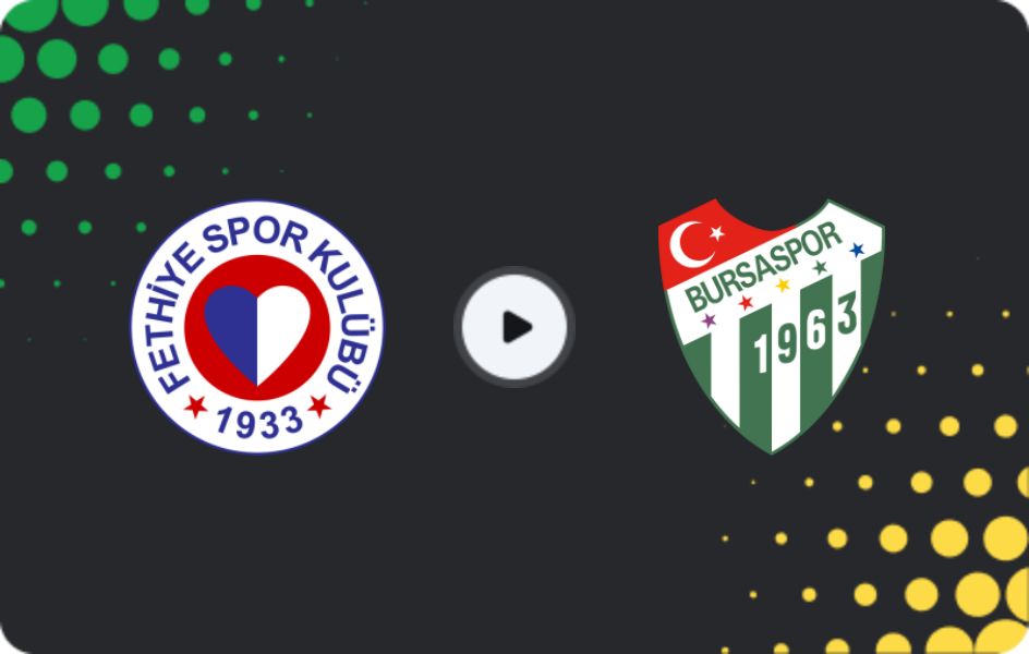 Where to watch Fethiyespor — Bursaspor, 2. Lig, 29.03.2026