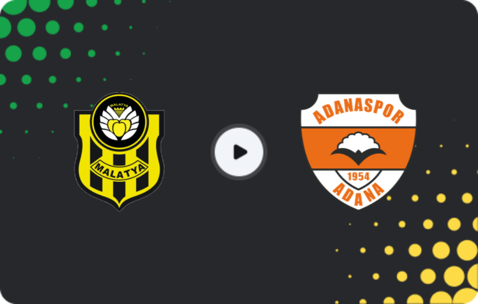 Where to watch Yeni Malatyaspor — Adanaspor, 2. Lig, 29.03.2026