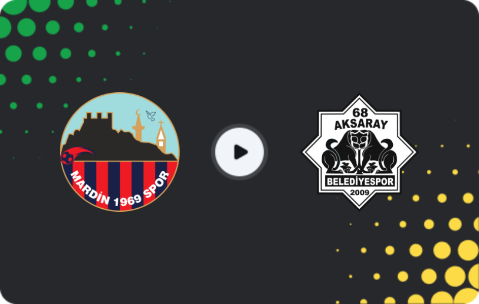 Where to watch Mardin 1969 — 68 Aksaray Belediyespor, 2. Lig, 29.03.2026