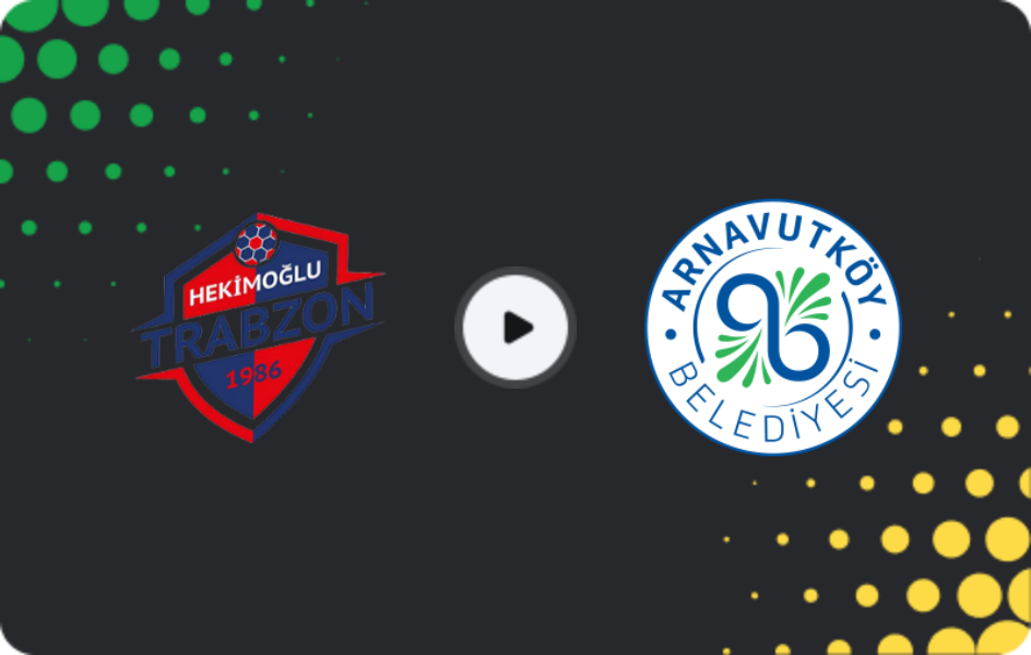 Where to watch Hekimoğlu Trabzon — Arnavutköy Belediyespor, 2. Lig, 29.03.2026