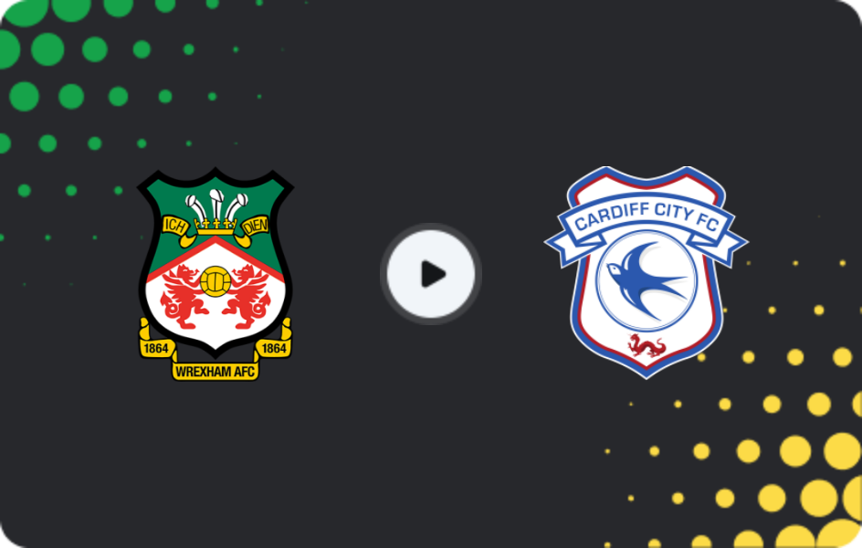 Where to watch Wrexham — Cardiff City, League Cup, 28.10.2025