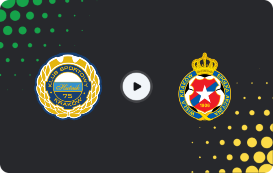 Where to watch Hutnik Kraków — Wisla Krakow, Cup, 29.10.2025