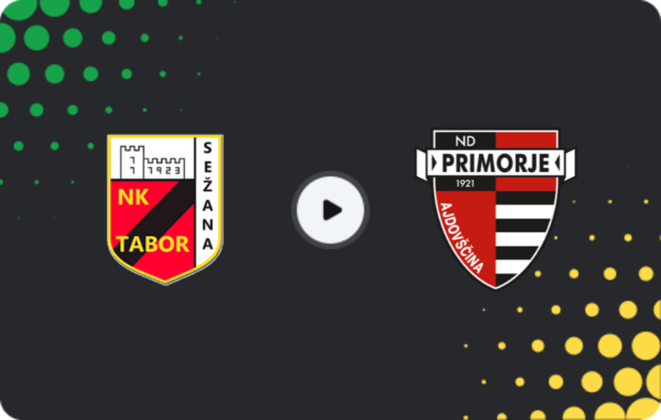 Where to watch Tabor Sežana — Primorje, Cup, 29.10.2025