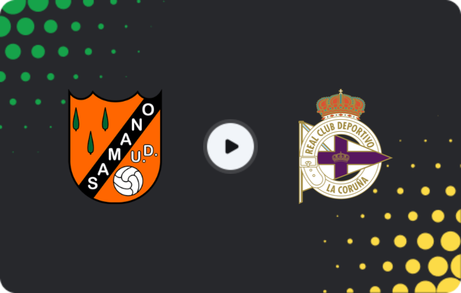 Where to watch Sámano — Deportivo La Coruna, Copa del Rey, 30.10.2025