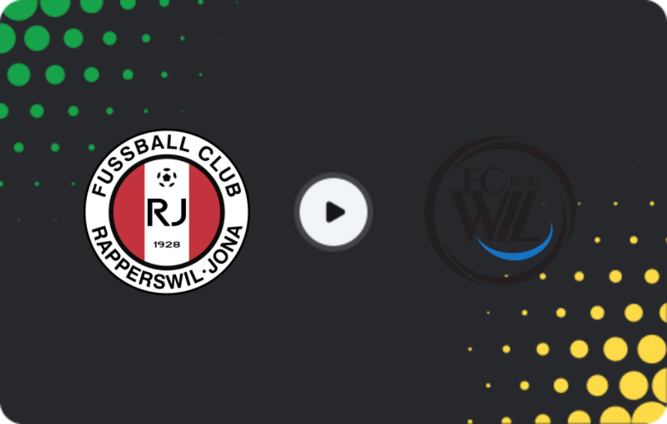 Where to watch Rapperswil — Wil 1900, Challenge League, 07.11.2025