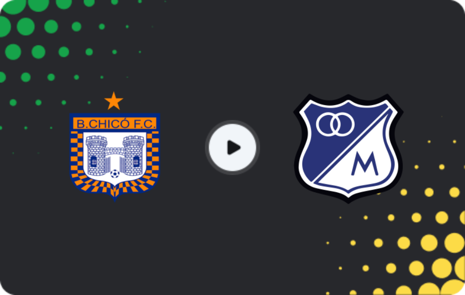 Where to watch Boyacá Chicó — Millonarios, Primera A, 12.11.2025