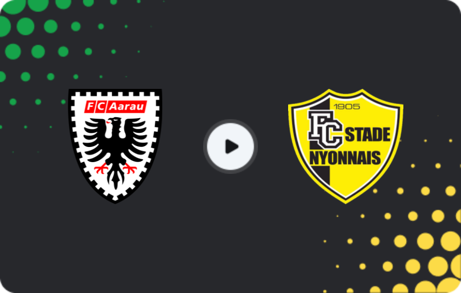 Where to watch Aarau — Stade Nyonnais, Challenge League, 22.11.2025