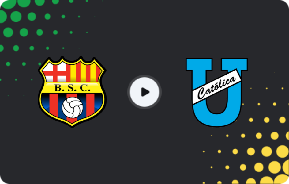 Where to watch Barcelona SC — Universidad Catolica, Liga Pro, 07.12.2025