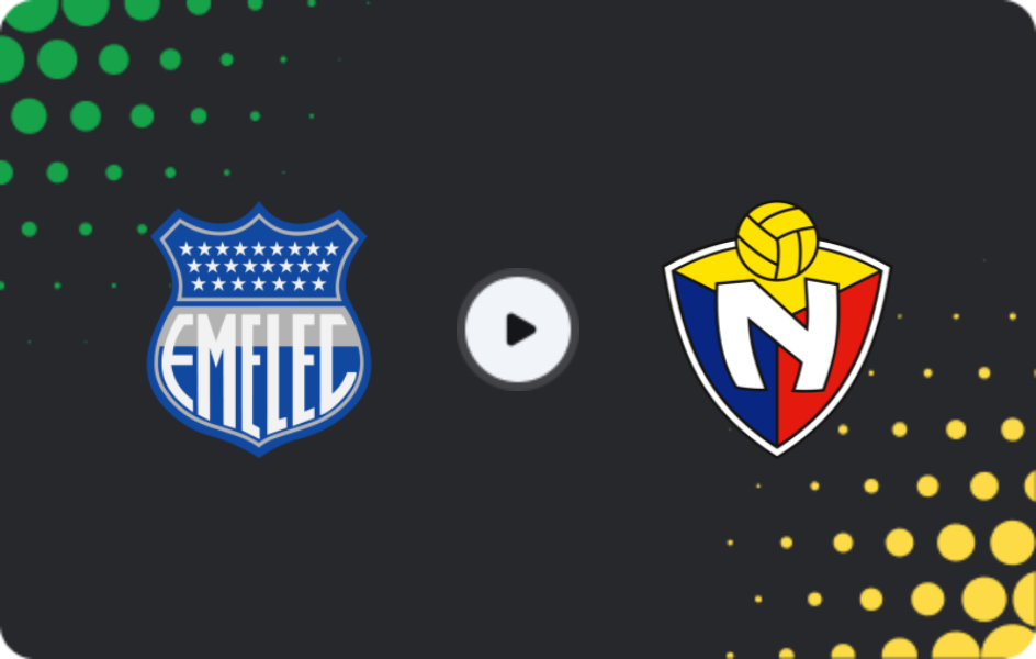 Where to watch Emelec — El Nacional, Liga Pro, 14.12.2025