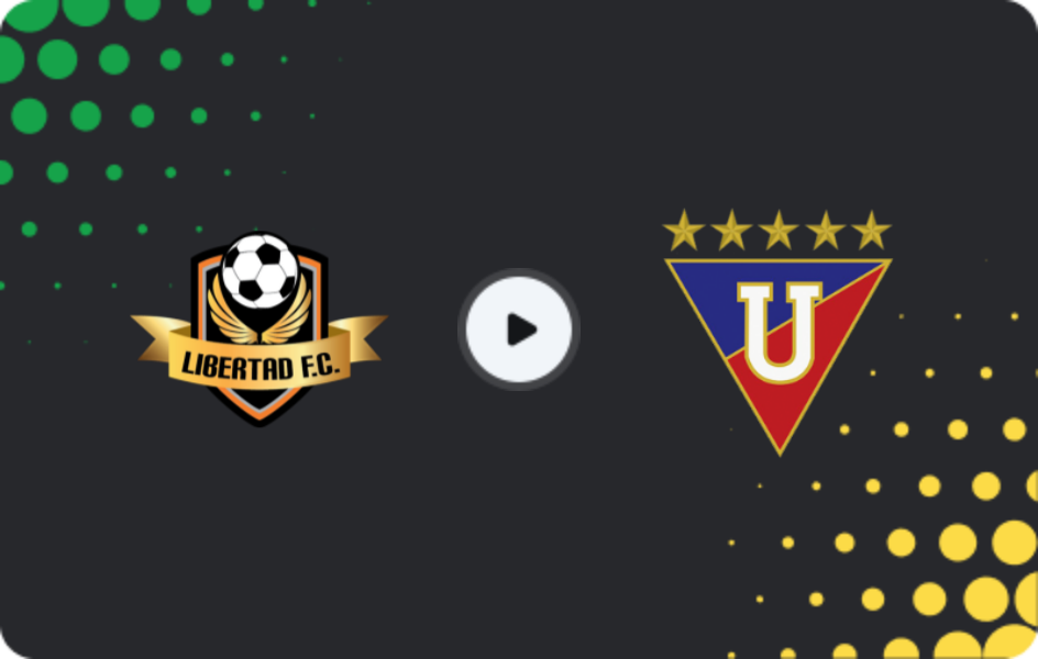 Where to watch Libertad — LDU de Quito, Liga Pro, 14.12.2025