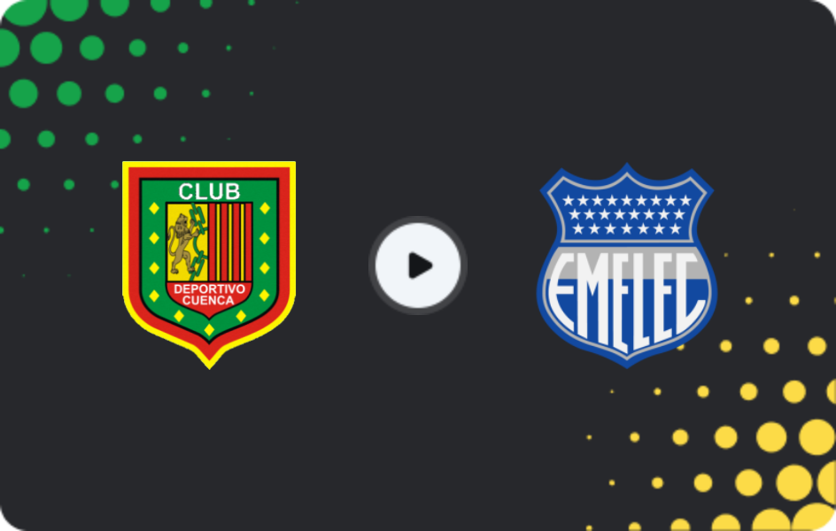 Where to watch Deportivo Cuenca — Emelec, Liga Pro, 21.12.2025