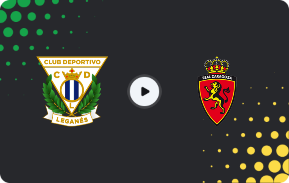 Where to watch Leganes — Real Zaragoza, Segunda, 01.04.2026