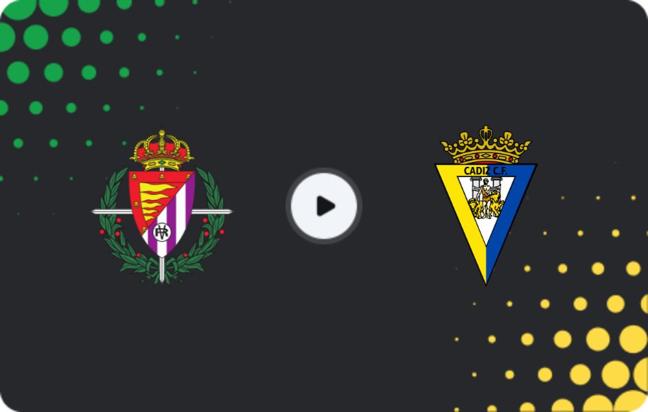 Where to watch Real Valladolid — Cadiz, Segunda, 01.04.2026