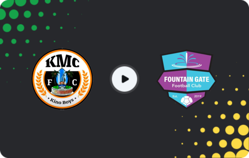 Where to watch KMC — Fountain Gate, Premier League, 03.04.2026