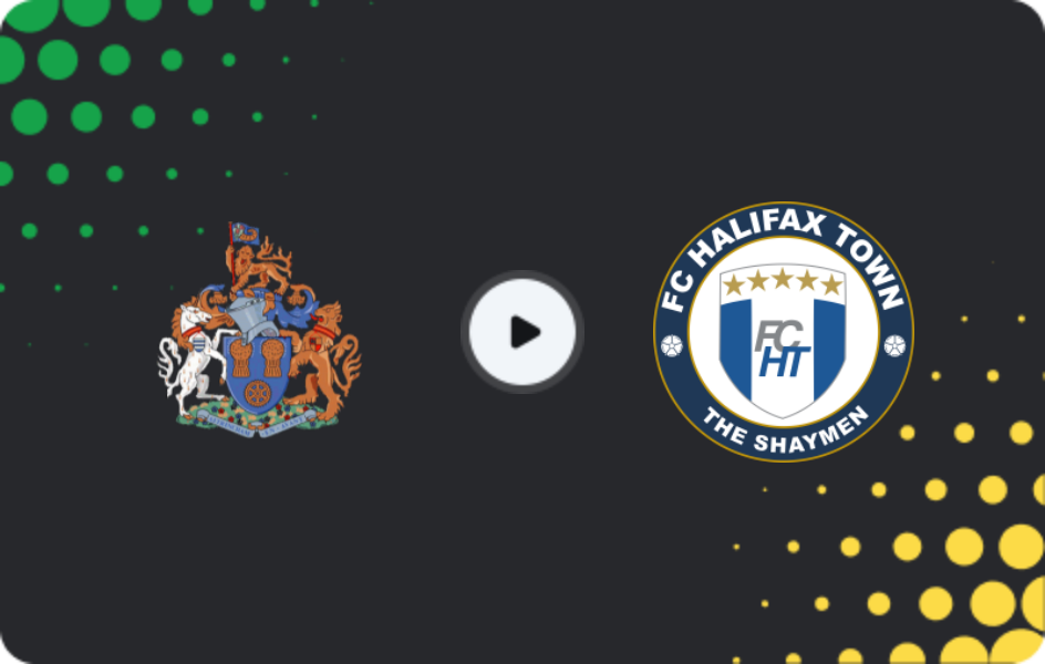 Where to watch Altrincham — Halifax Town, National League, 03.04.2026