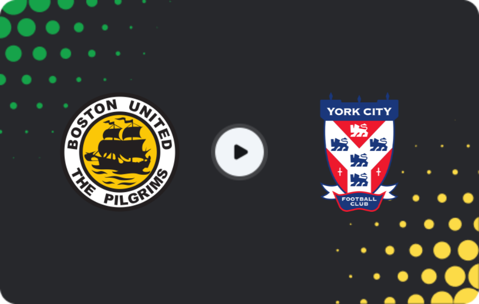 Where to watch Boston United — York City, National League, 03.04.2026