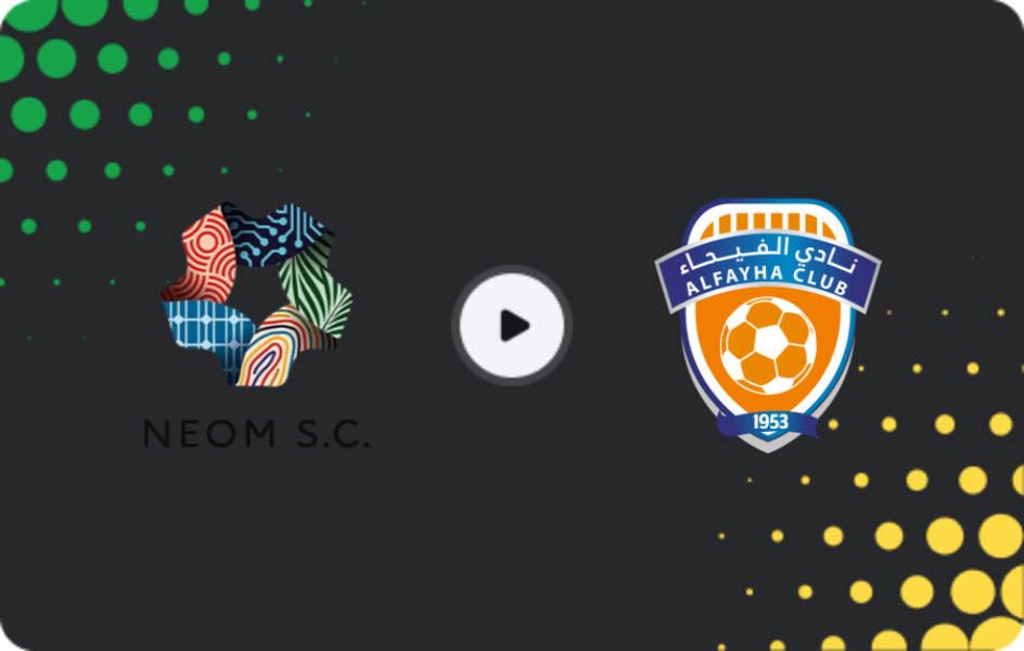 Where to watch Neom — Al Fayha, Pro League, 04.04.2026