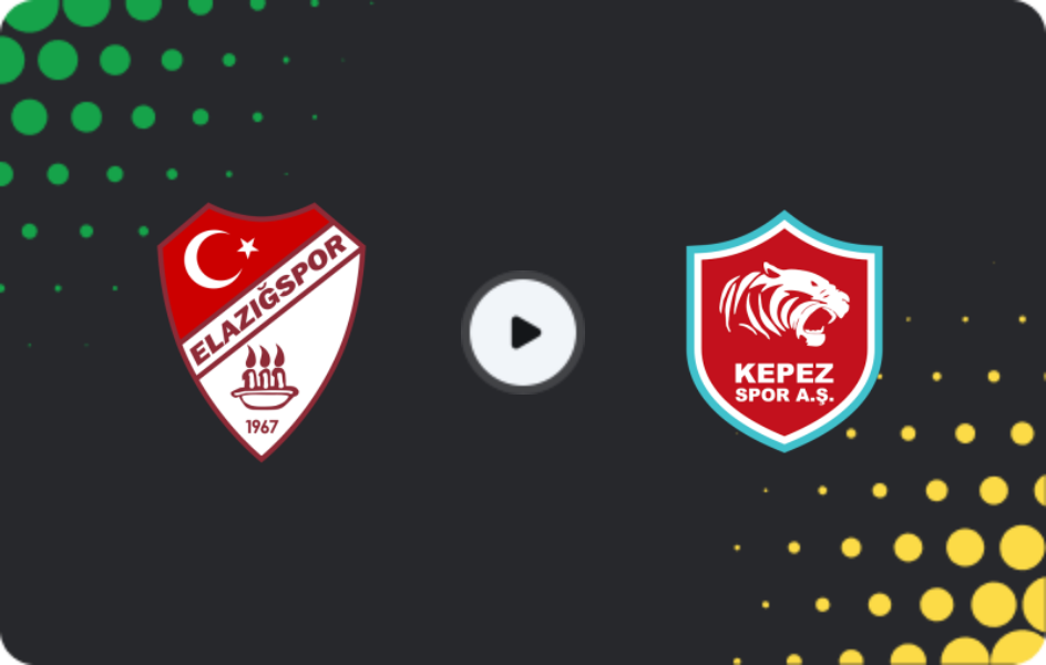 Where to watch Elazığspor — Kepezspor, 2. Lig, 04.04.2026