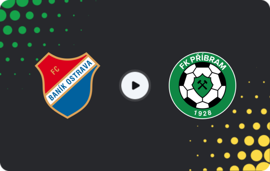 Where to watch Baník Ostrava II — Příbram, FNL, 04.04.2026
