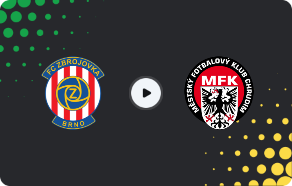 Where to watch Zbrojovka Brno — Chrudim, FNL, 04.04.2026