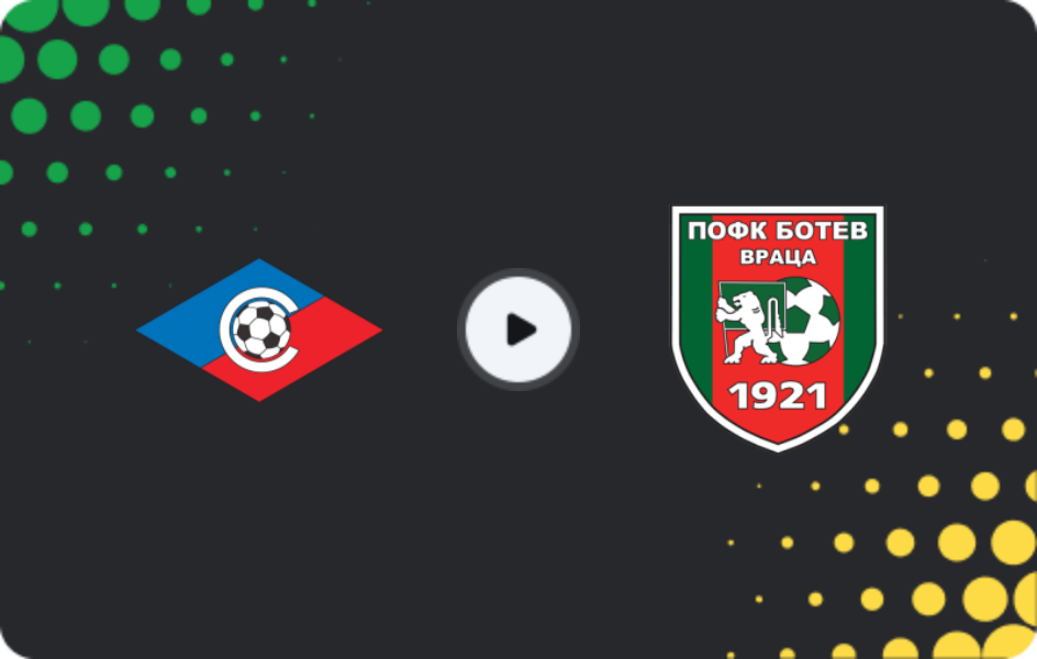 Where to watch Septemvri Sofia — Botev Vratsa, First League, 04.04.2026