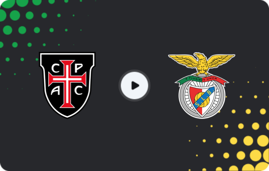 Where to watch Casa Pia — Benfica, Primeira Liga, 04.04.2026