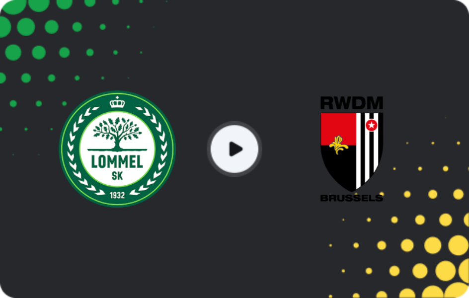 Where to watch Lommel United — RWDM, Challenger Pro League, 04.04.2026