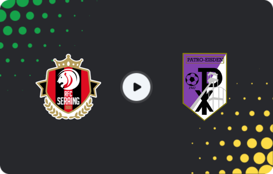 Where to watch Seraing United — Patro Eisden, Challenger Pro League, 05.04.2026