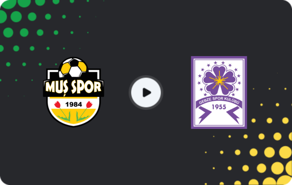 Where to watch Muş Menderesspor — Güzide Gebze Spor, 2. Lig, 05.04.2026