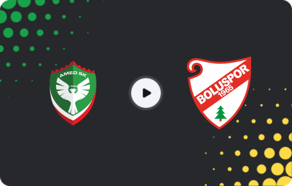 Where to watch Amed — Boluspor, TFF First League, 05.04.2026