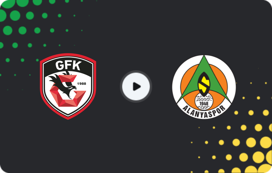 Where to watch Gaziantep — Alanyaspor, Süper Lig, 05.04.2026