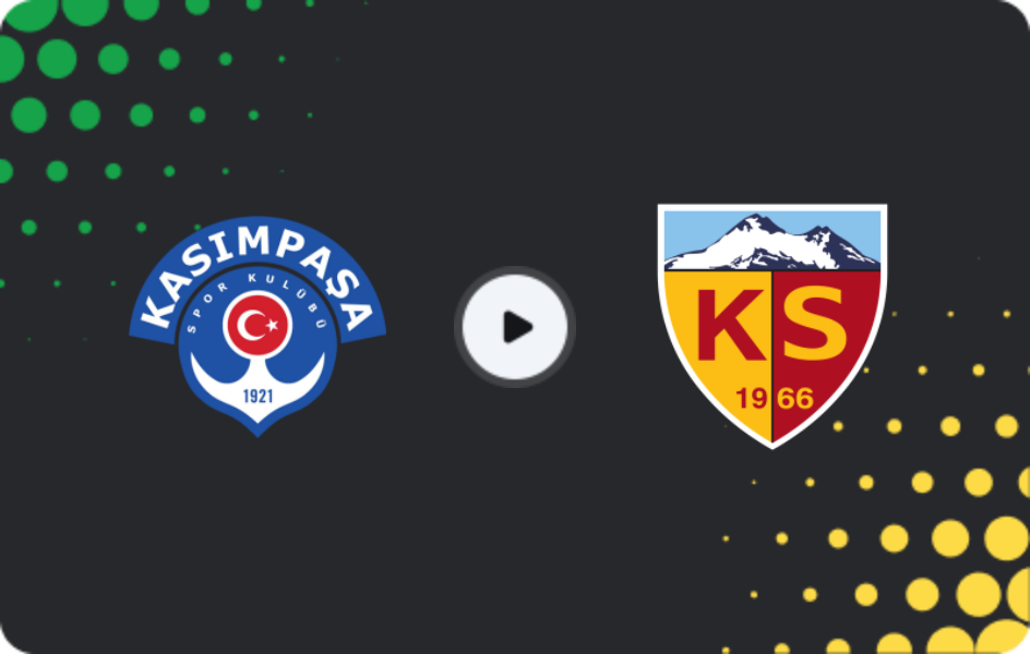 Where to watch Kasimpasa — Kayserispor, Süper Lig, 05.04.2026