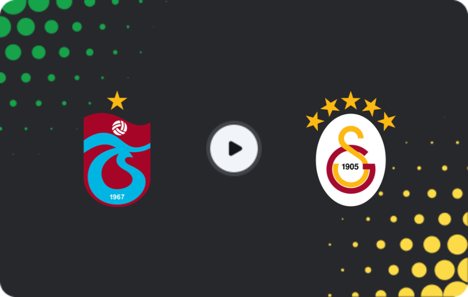 Where to watch Trabzonspor — Galatasaray, Süper Lig, 05.04.2026