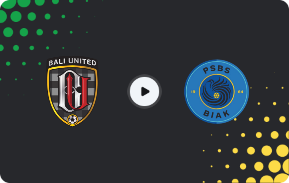 Where to watch Bali United — PSBS, Liga 1, 06.04.2026