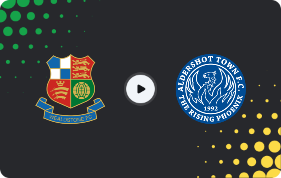 Where to watch Wealdstone — Aldershot Town, National League, 06.04.2026