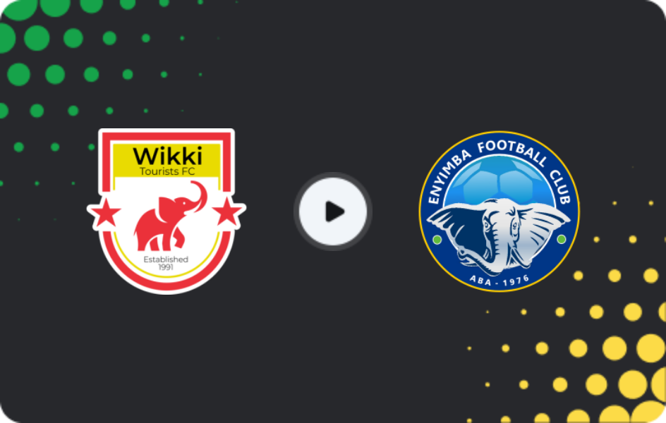 Where to watch Wikki Tourist — Enyimba, NPFL, 06.04.2026