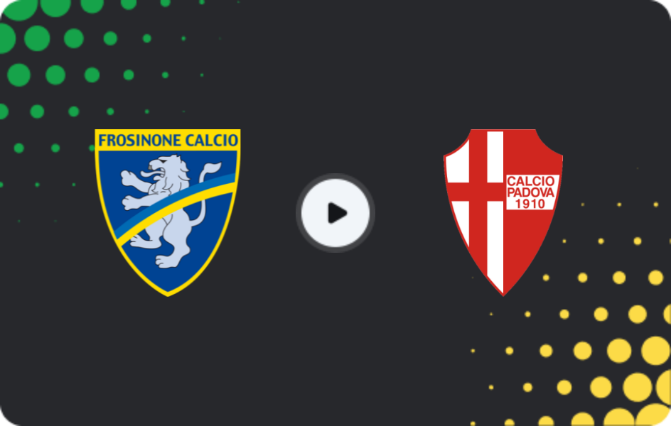 Where to watch Frosinone — Padova, Serie B, 06.04.2026