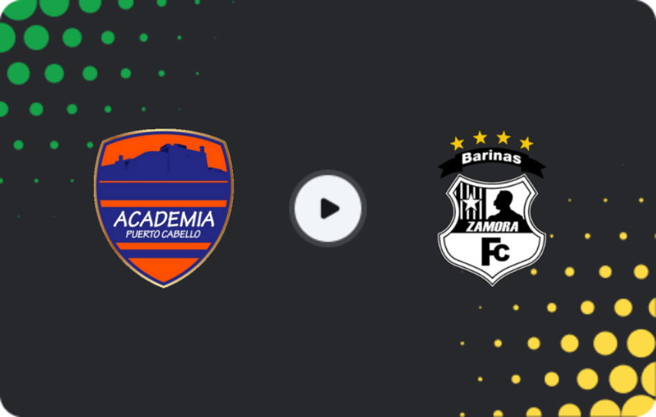 Where to watch Puerto Cabello — Zamora FC, Primera División, 26.10.2025