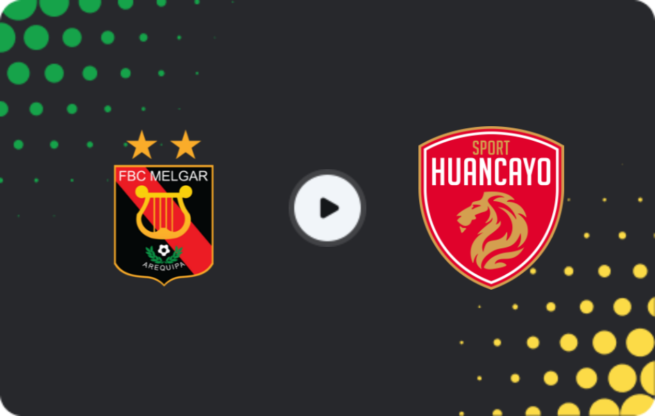 Where to watch FBC Melgar — Sport Huancayo, Primera División, 27.10.2025