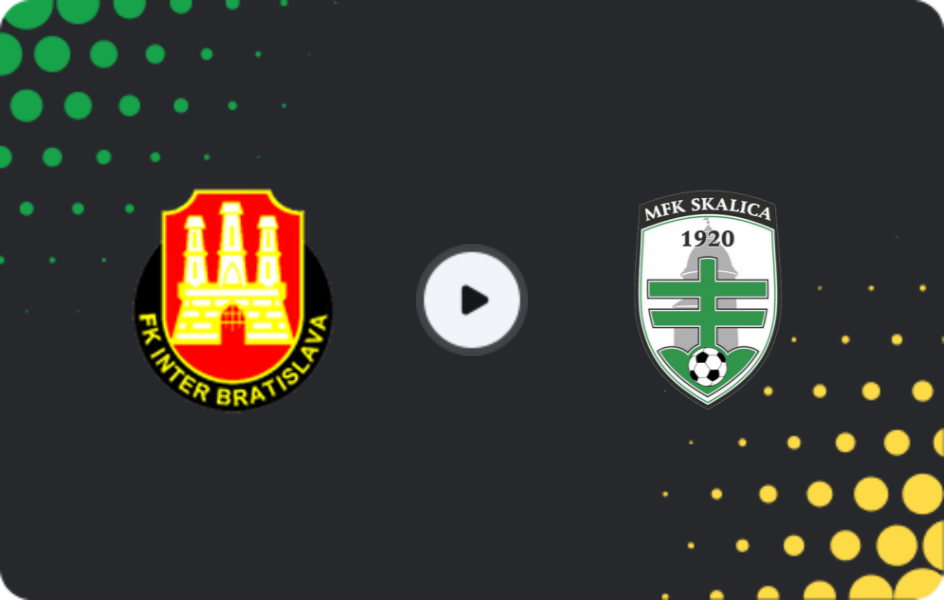 Where to watch Inter Bratislava — Skalica, Slovakia Cup, 11.11.2025
