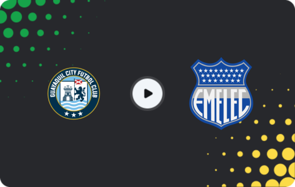 Where to watch Guayaquil City FC — Emelec, Copa Ecuador, 23.10.2025