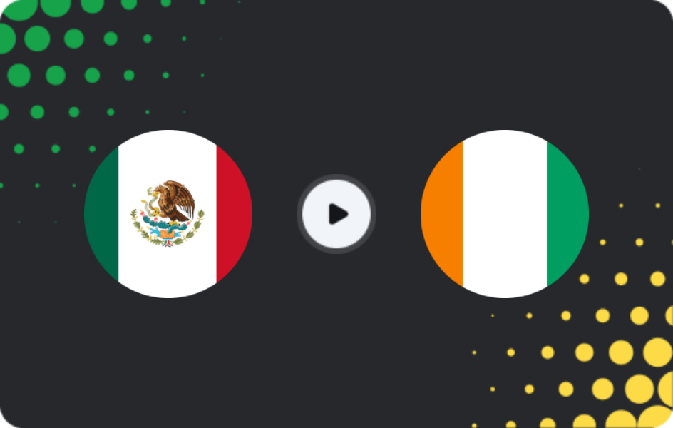 Where to watch Mexico U17 — Côte d'Ivoire U17, World Cup - U17, 07.11.2025