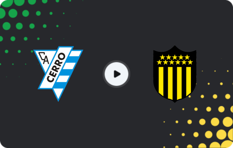 Where to watch Cerro — Penarol, Primera División - Clausura, 25.10.2025