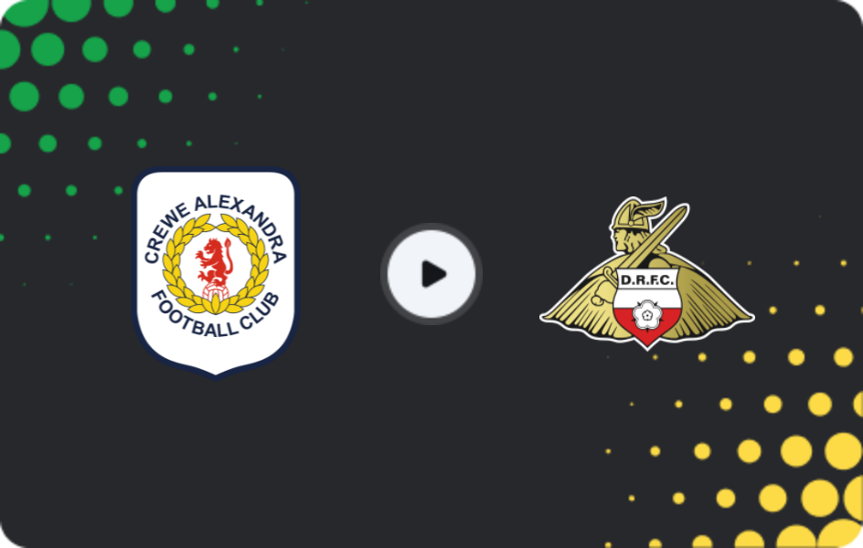 Where to watch Crewe Alexandra — Doncaster, FA Cup, 01.11.2025