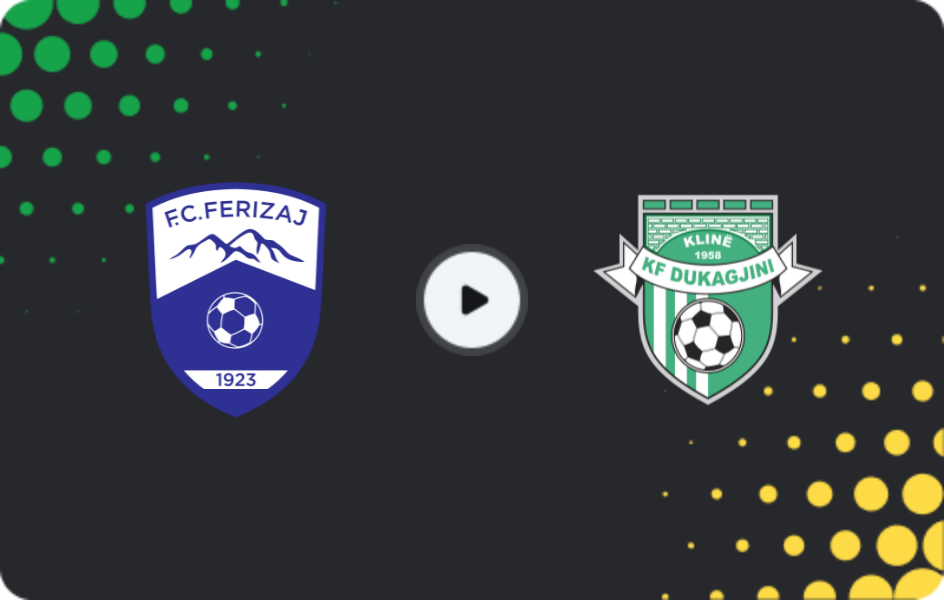 Where to watch Ferizaj — Dukagjini, Superliga, 22.11.2025