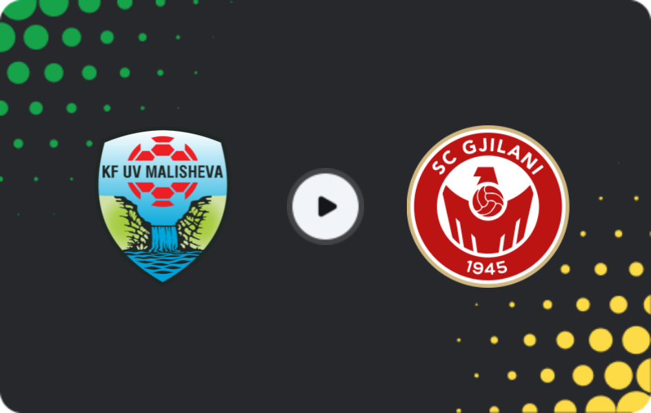 Where to watch Malisheva — Gjilani, Superliga, 22.11.2025